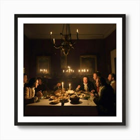 Dinner Party 2 Art Print