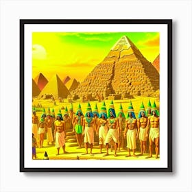 Egyptian Pyramids 1 Art Print