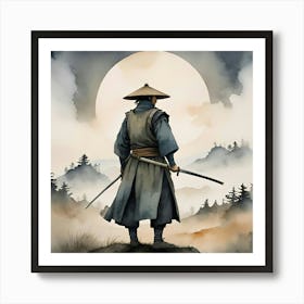 Samurai Warrior Art Print