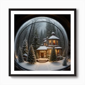 House In The Woods Art Print