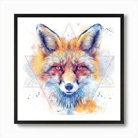 Fox Canvas Print 3 Art Print