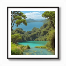 Lake - Lake Stock Videos & Royalty-Free Footage Art Print