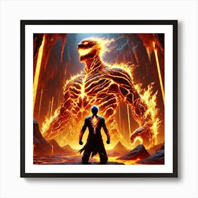 A Scene Depicting The Moment Ronan Forms The Eleme Art Print