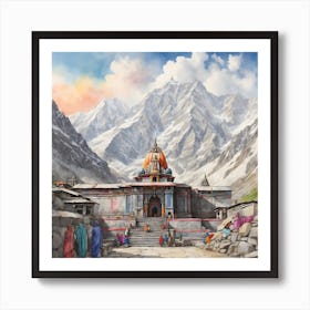 Hindu Temple 1 Art Print