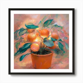 Oranges In A Pot 9 Art Print