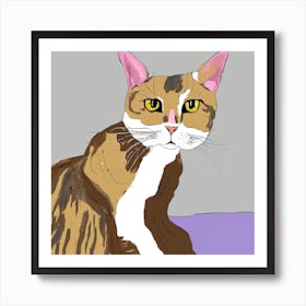 Cat Portrait #3 Art Print