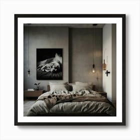 Modern Bedroom 15 Art Print