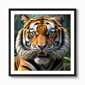 Tiger In The Jungle Art Print