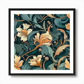 Floral Pattern 3 Art Print