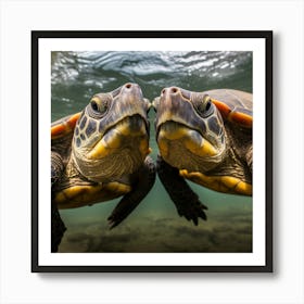 Turtles 2 Art Print