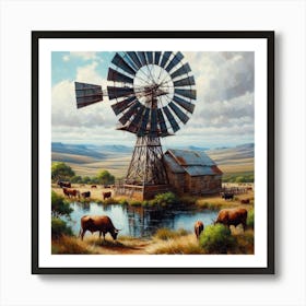 An Old Farm House Art Print