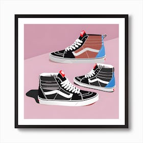 Vans Sneakers Skate Art Print