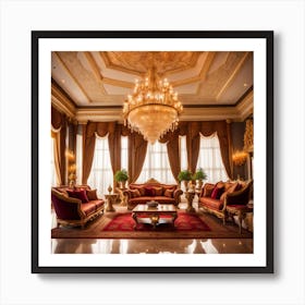 Luxury Living Room Art Print