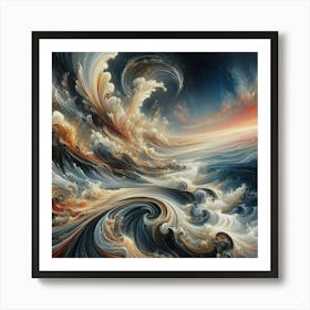 Ocean Waves 2 Art Print