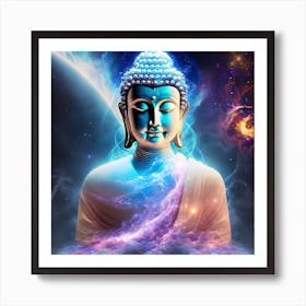 Buddha meditation #5 Art Print