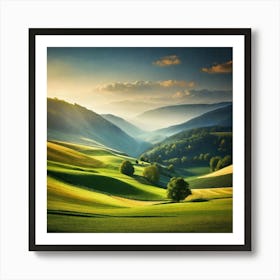 Landscape Wallpaper 3 Art Print