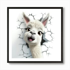 Llama 5 Art Print