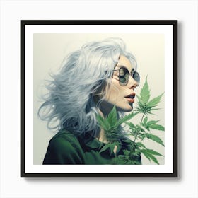 Shady Lady Art Print