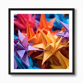 Origami Star Art Print
