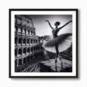 Ballet In Rome 1 Art Print