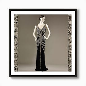 Deco Dress Art Print