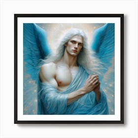 Blue Angel Art Print