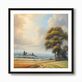 Tuscan Landscape Art Print