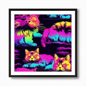 Miami Fur Art Print