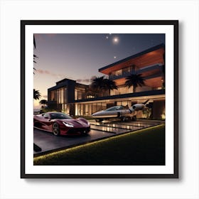 Villa Art Print