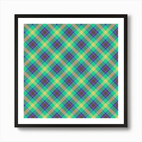 Plaid Pattern 11 Art Print