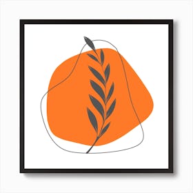 Wheat Leaf Art Print