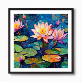 Water Lilies 11 Art Print