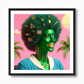 Afro-Futurism Art Print