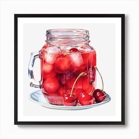 Cherry Iced Tea 12 Art Print