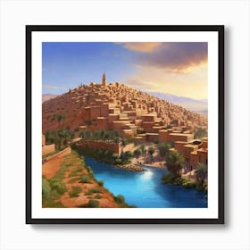 City Of Morocco Art Print