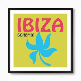 Ibiza Bohemia Bold Illustration Art Print