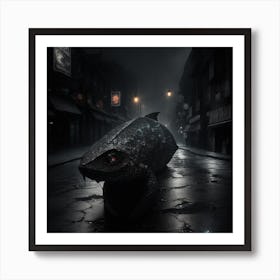 Dark Fish Art Print