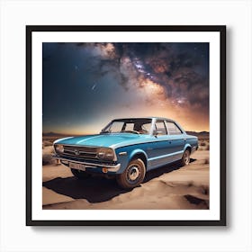 A Car Flaying In The Galaxy A54 1 Poster