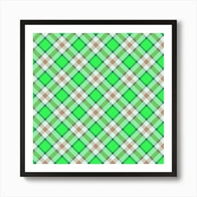 Plaid Pattern 47 Art Print