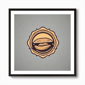 Vintage Logo Design Art Print