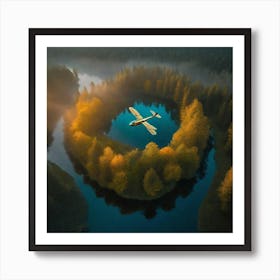 Aerial Photography Art Print