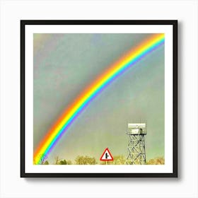 Rainbow Over Scotland Art Print