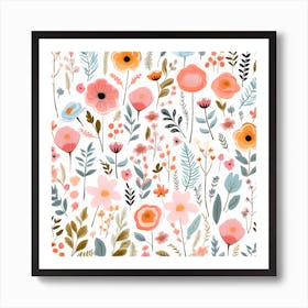 Floral Bouquet 1 Art Print