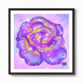 Purple Rose Art Print