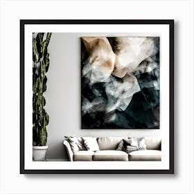 Abstract in living Art Print