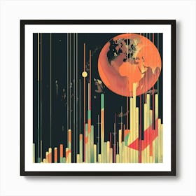 A Stock Market Graph Vector Design Illustration 1718663883 2 Art Print