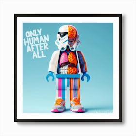 stormtrooper Only Human After All Art Print