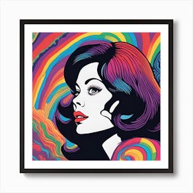 Sexy Lady Art Print