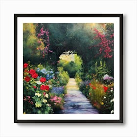 Into The Garden (1) Art Print