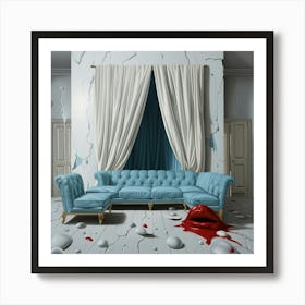 'Blue Room' Art Print